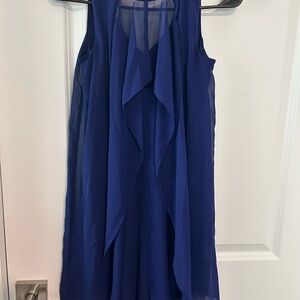 BCX Navy Sleeveless Mini Dress